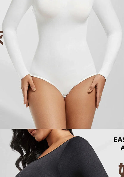 Body Shapewear Bodysuit Tummy Control Women Hooks Crotch Body Shaper Jumpsuit for Abdomen Control