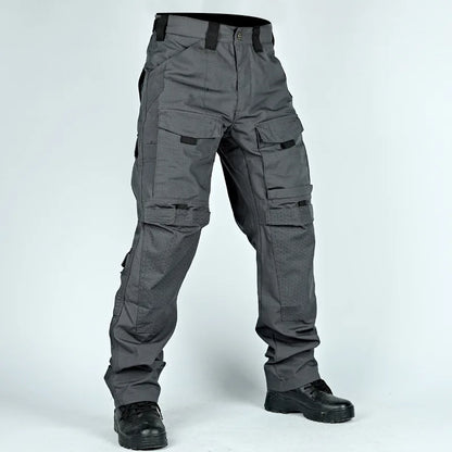 Men Military Tactics Pants Quick Dry Tactical Cargo Pants Wear-Resistant Multi-Pocket Men's Trousers Loose Combat Work Pant Male