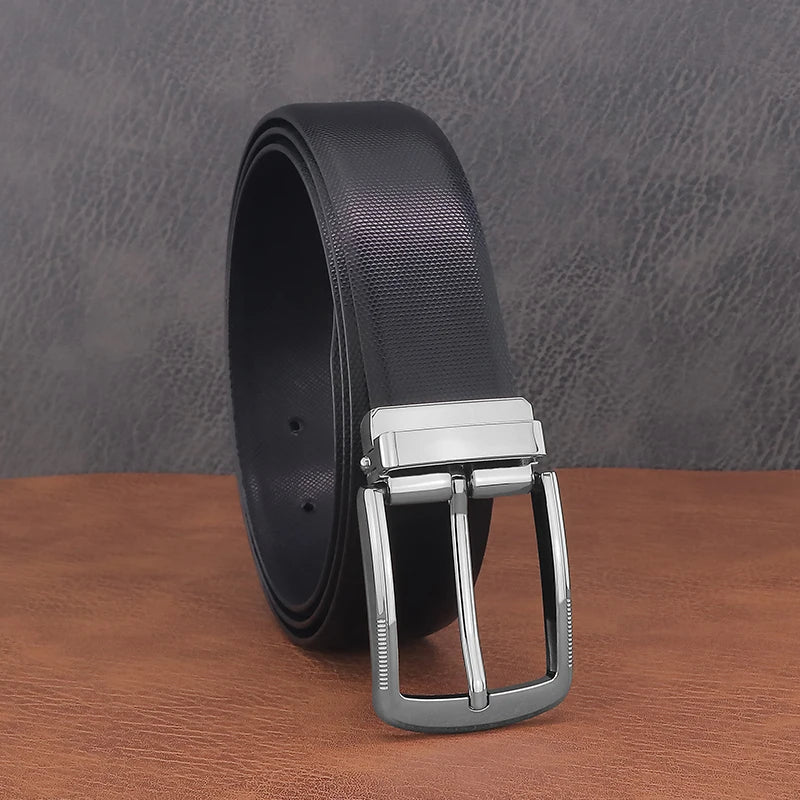 Fashion belts young men pin buckle genuine leather cowhide Waistband high quality white casual jeans ceinture homme B650