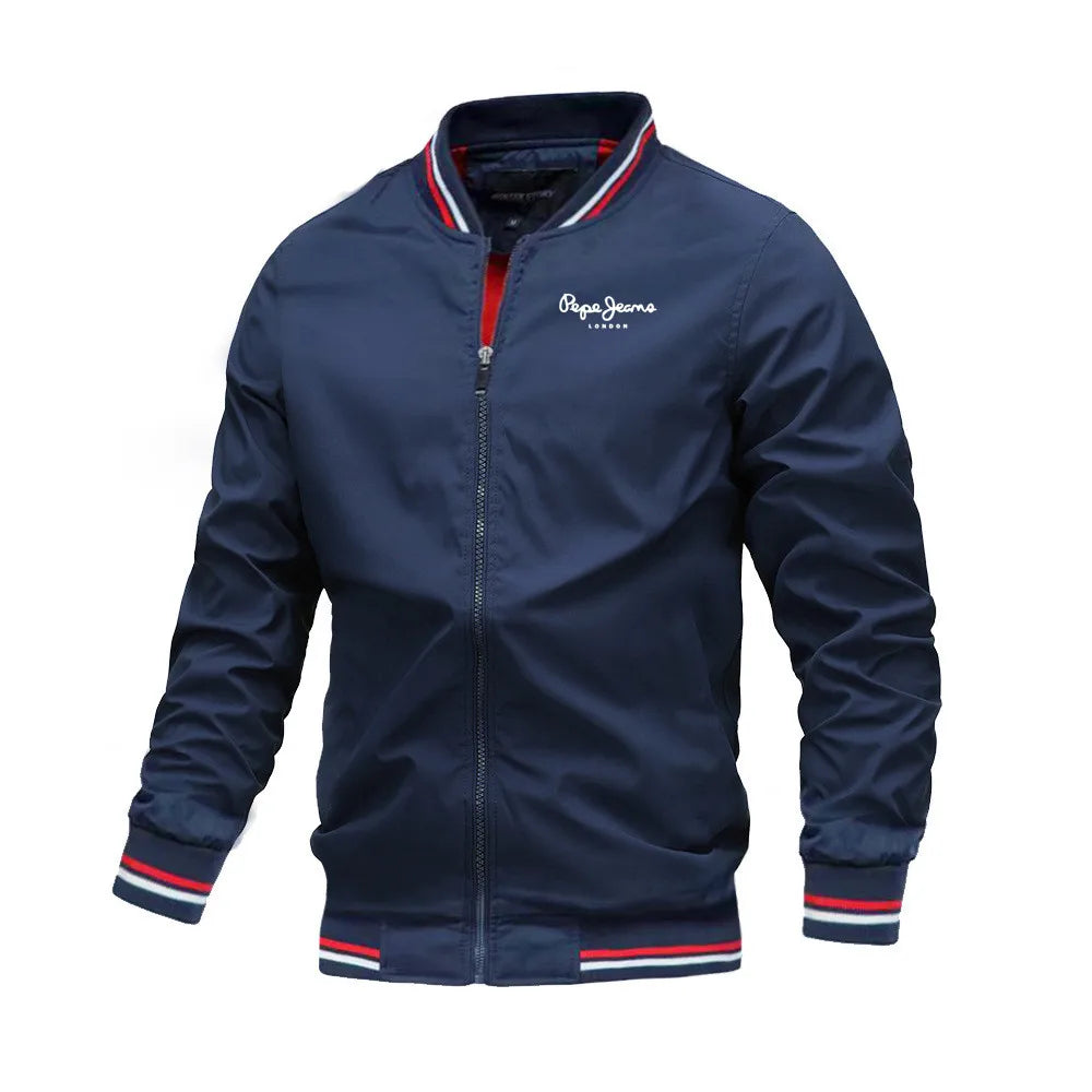 2025 Spring Summer Bomber Jacket Men Black Casual Slim Fit Baseball Mens Jackets New Autumn Fashion High Quality Jackets for Men