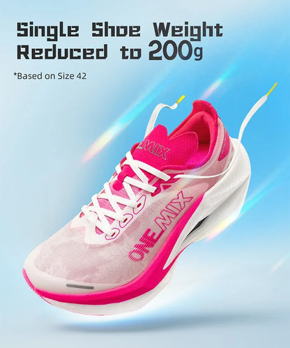 Professional Marathon Racing Running Training Shoes Men Full-length Shock Absorption Sports Carbon Plate Walking Sneakers
