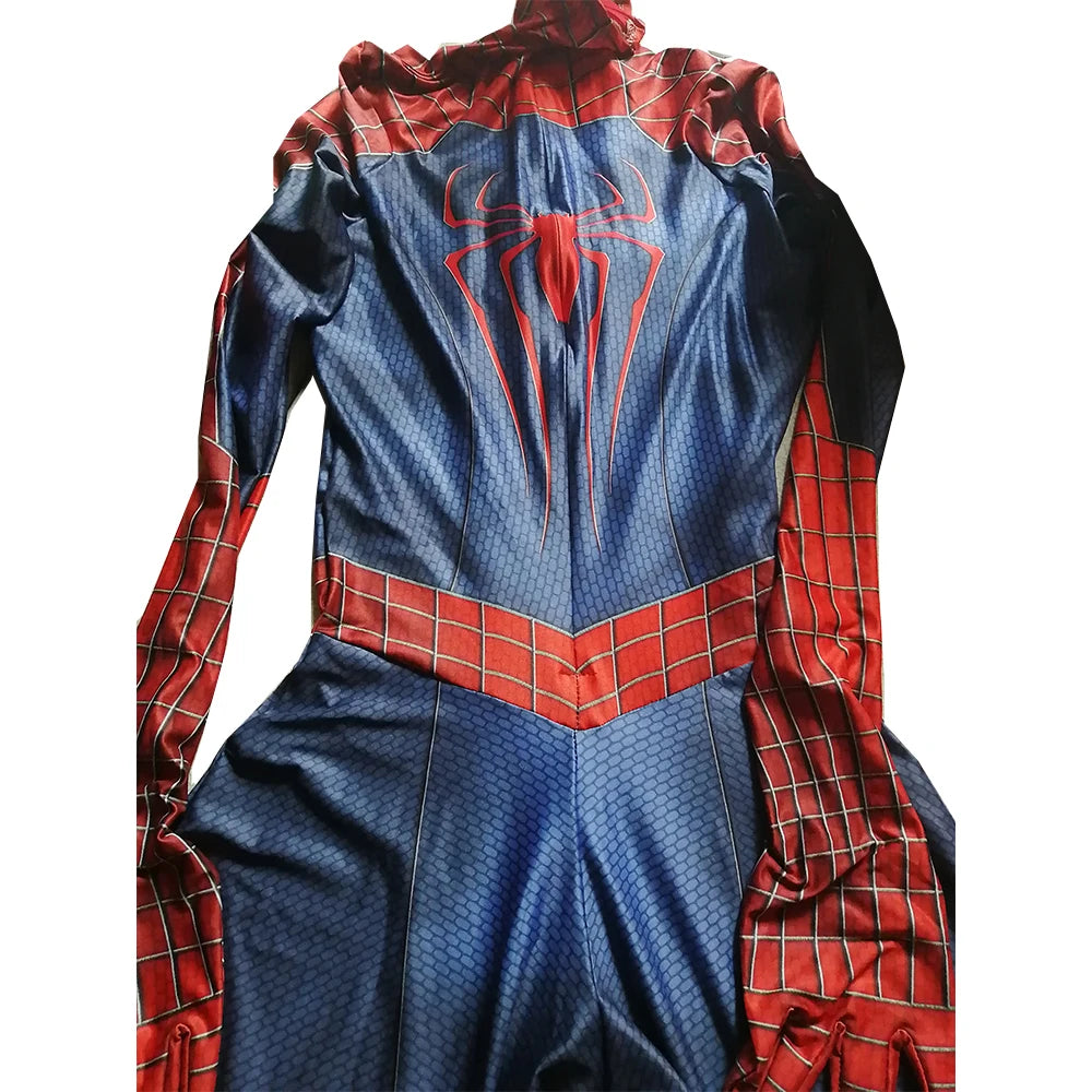 TASM 2 Cosplay Costume The Amazing Superhero Zentai Suit Halloween Bodysuit