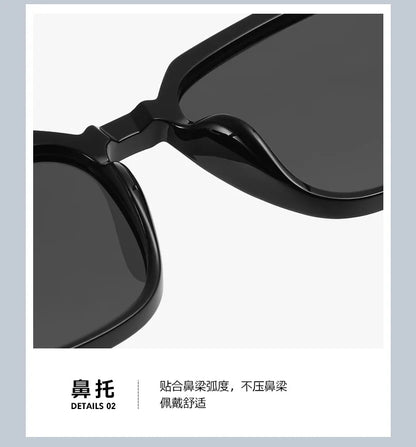 Square Retro Polarised Sunglasses Men Women Designer Brand Travel UV400 High Quatity Outdoor Sun Glasses Eyeglasses