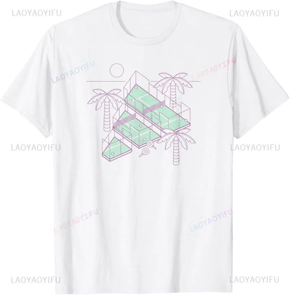 Badge of Sport Tennis Padel Logo Graphic T-Shirt Unisex Summer Streetwear Tops Customizable Couple Camiseta Hombre
