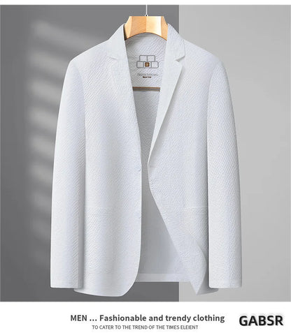 Summer new style suit jacket - Men's fashionable lightweight breathable quick-drying coat with sun protection fabric