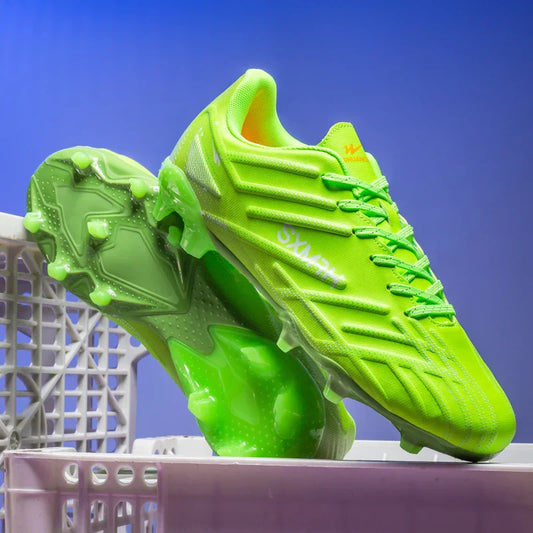 Double Star 2026 New Football Shoes, AG Long Stud for Kids, Primary Students, Teenagers and Adults, Professional Match & Trainin