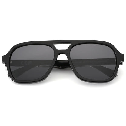 Acetate Pilot Polarized Prescription Sunglasses For Women Double Bridge UV400 Myopia Protection Grade Shade