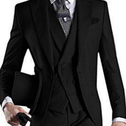 Men Vest Dark Gray With Lapel Solid Waistcoat For Wedding Banquet Prom Business Work Casual Daily Men Vest (ONLY SALE VEST)