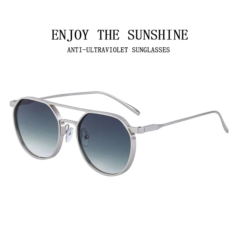Vintage Punk Sunglasses For Men 2023 Retro Oval Steampunk Round Shades Luxury Lunette De Soleil Homme Gafas De Sol Hombre Lentes