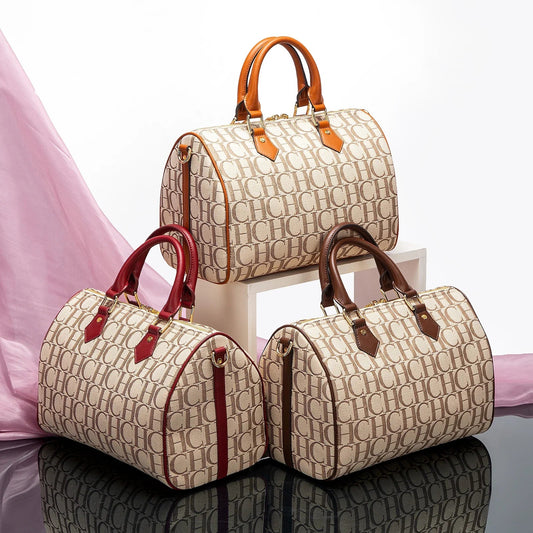 Letter Printing Design Large Capacity Women's Shoulder Bag Autumn and Winter New Retro Classic Style Fashion Women's Handbag