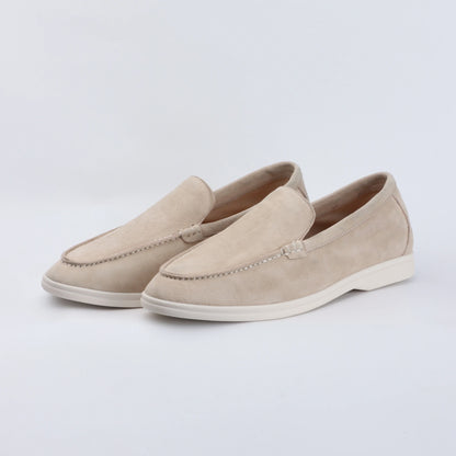 Slip on Loafers Shoes 2024 Sneakers Suede Leather Men Comfortably Flats High Quality Size 46