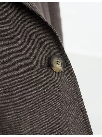 Simple and Understated~ One-Button Women's Blazer, Thin Spring/Summer Suit, New Casual Commuter Jacket, Loose Fit
