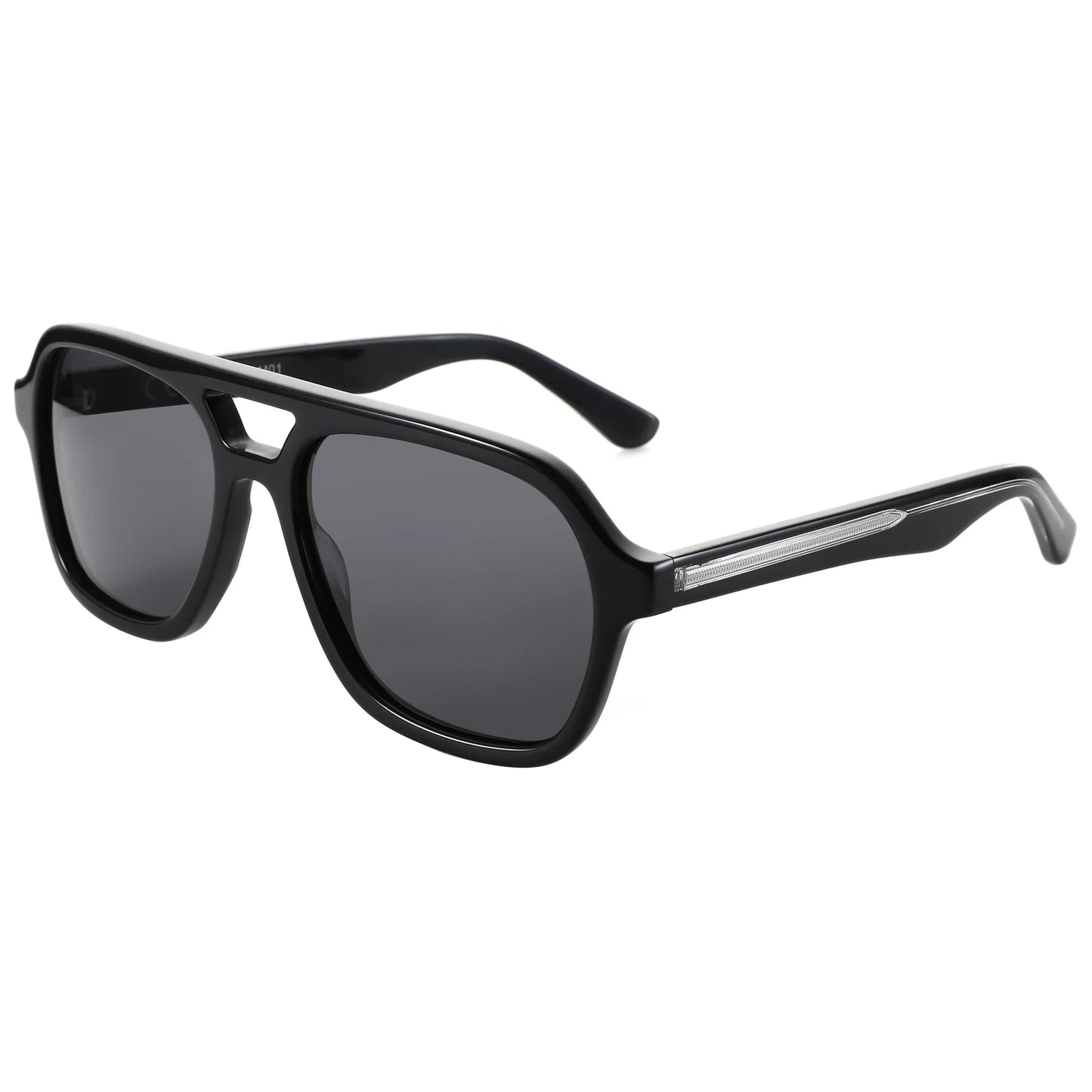 New Arrivals Aviator Polarized Sunglasses Handmade Acetate UV400 Protection Square Pilot Sun Glasses for Women Men
