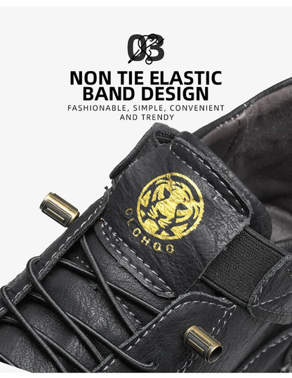 Handmade Men's High-Top Sport Casual Boots Breathable Outdoor Wear with Extended Size Options Classic Ankle Boots