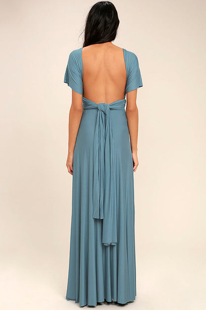 Sexy Women Multiway Wrap Convertible Boho Maxi Club Red Bandage Long Dress Party Bridesmaid Infinity Robe Longue Femme