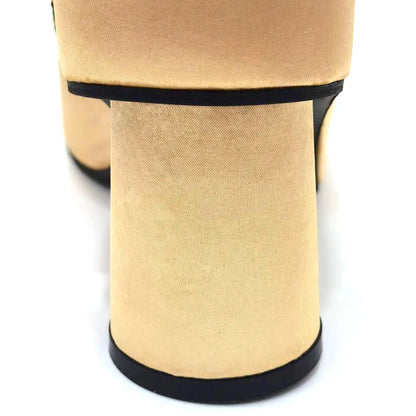 Gold Party Shoe and Bag Set for Wedding Italy Style Italian Matching Shoes and Purse Set for Bride Bridal High Heels Sandals Bag