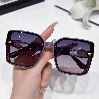 New High Quality Fashion Polarized Sunglasses Women  Vintage Square Sun Glasses Female Ladies Gafas De Sol UV400 Glasses Men