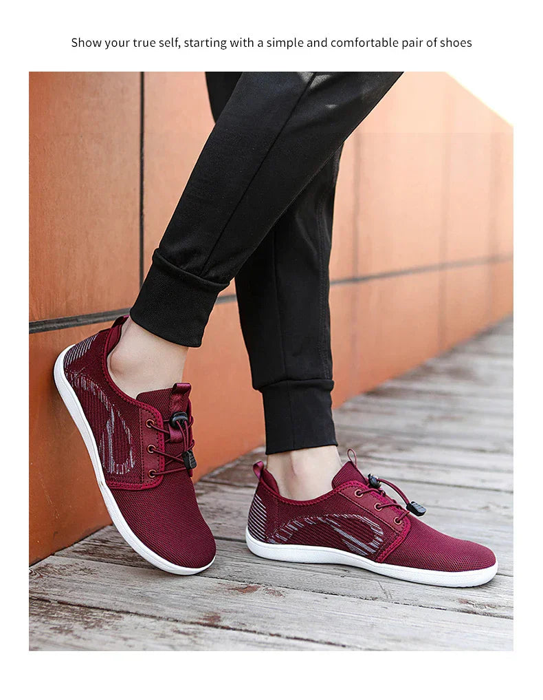 New Unisex Wider Shoes Breathable Mesh Men Barefoot Wide-toed Shoes Brand Flats Soft Zero Drop Sole Wider Toe Sneakes Large Size