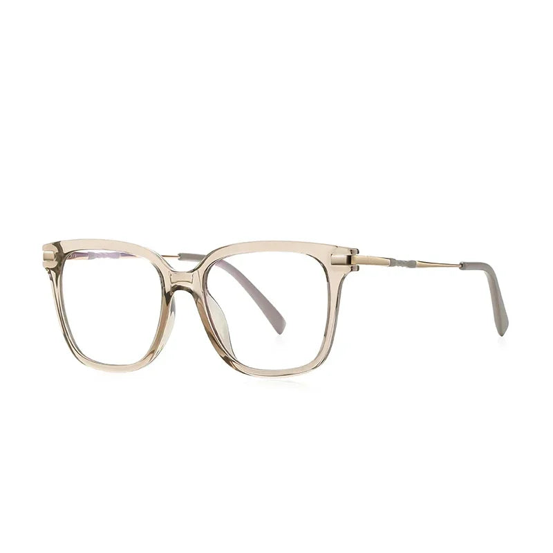 Women's  Reading Glasses Anti Blue Light Geometric Pink Frame Myopia Astigmatism Prescription Glasses  Women  PFD2129