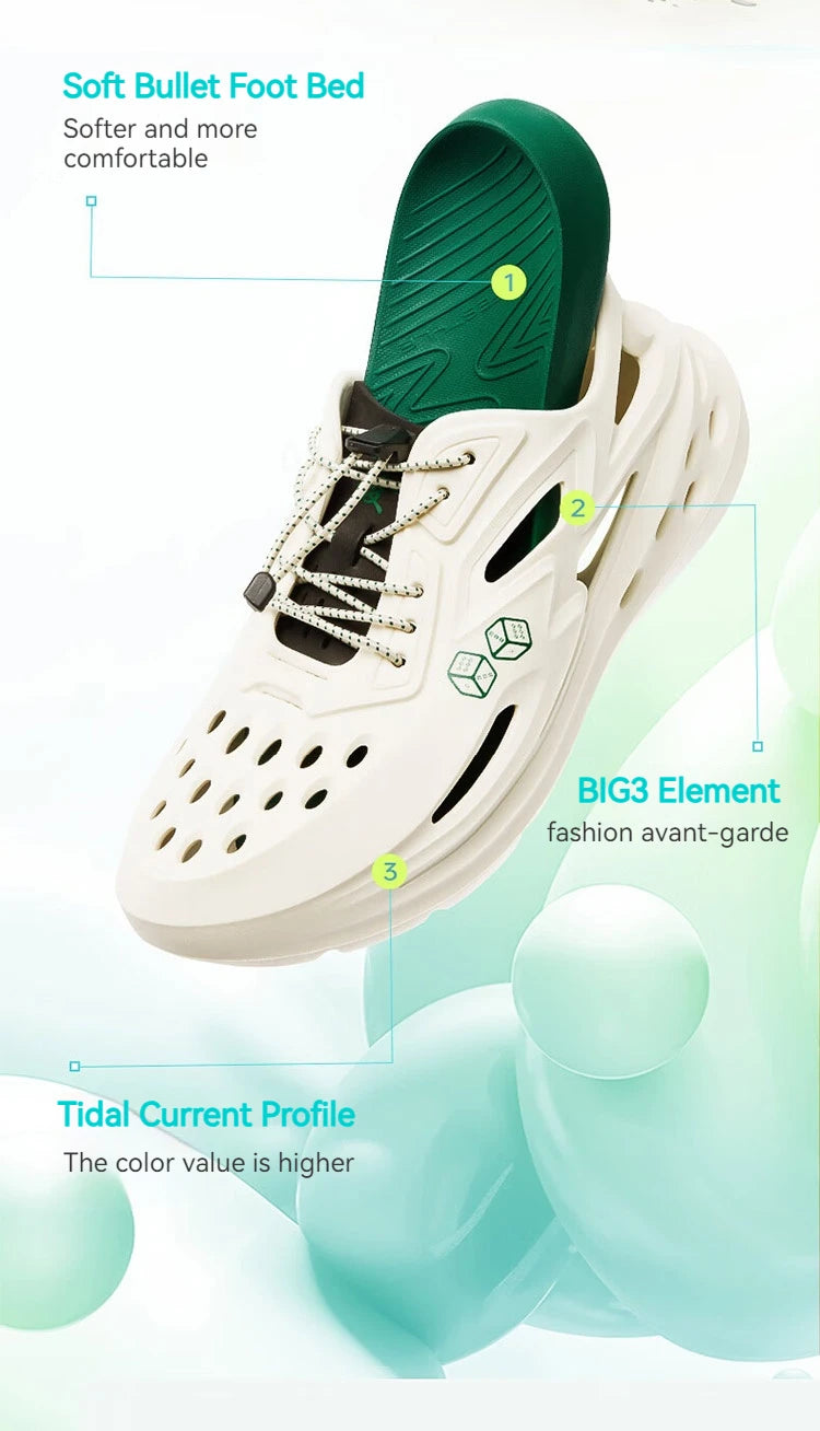 BIG3 Men'S Women's Sports Slippers Summer Outdoor Non-Slip Detachable Beach Casual Sandals And Slippers 672426717