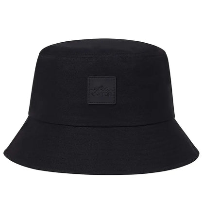 Unisex New York Leather Label Personality Bucket Hats Fishermen Caps Outdoor Casual Cap Sunscreen Hat