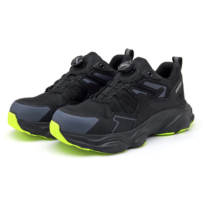 Mens Steel Toe Safety Shoes with Anti-Smash Industrial Shoes Non-Slip Hiking Boots Breathable Mesh for Construction/Warehouse