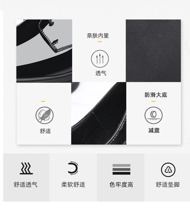 Mens Black Patent Leather Lace Up Dress Shoes With Thick Sole Platform Block Heel Formal Business Wedding Party Office Work Shoe