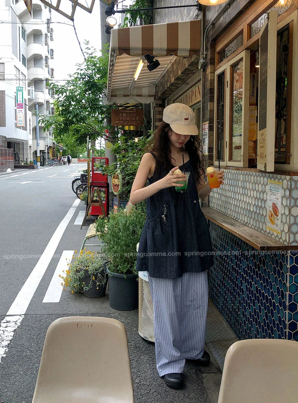 Korean Sle ort Denim Overalls Women's Faionable Summer Dr Vest Dr No Brand Commute Sle 00% Other Material