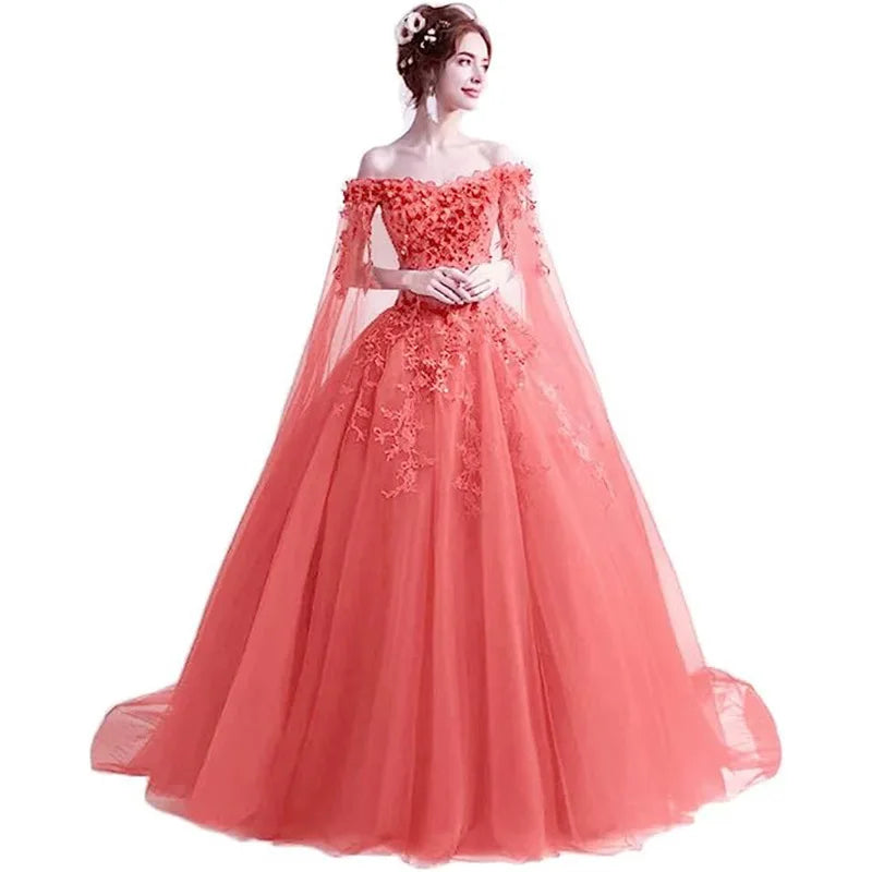 Customized New Ball Gown Quinceanera Dresses Tulle Appliques Prom Birthday Party Gowns Formal Occasion Vestido De Noche