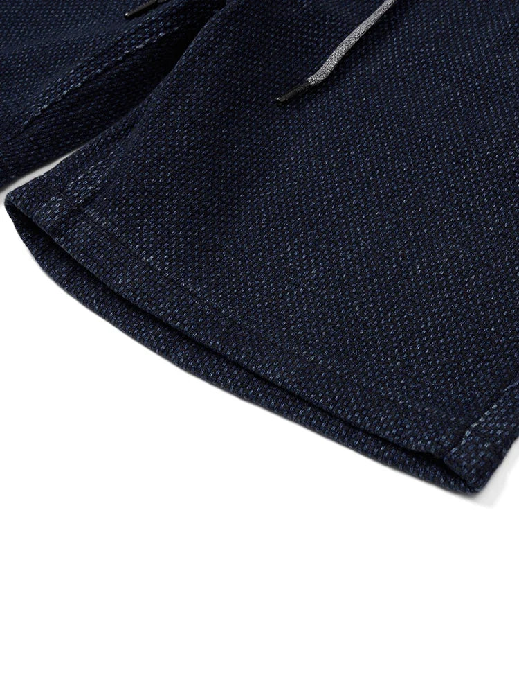 High Standard Series 2025 Summer New 13oz Indigo Sashiko Cloth Fabric Denim Shorts Loose 100% Cotton Vintage Shorts