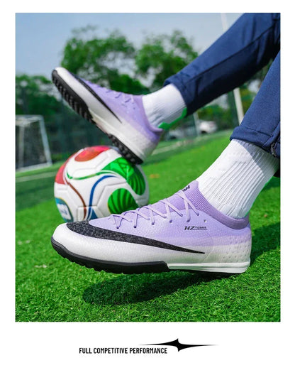 New Men Soccer Shoes Hot Sale Women Professional Football Boots Futsal Cleats Ultralight Unisex High-quality TF/FG Sneakers
