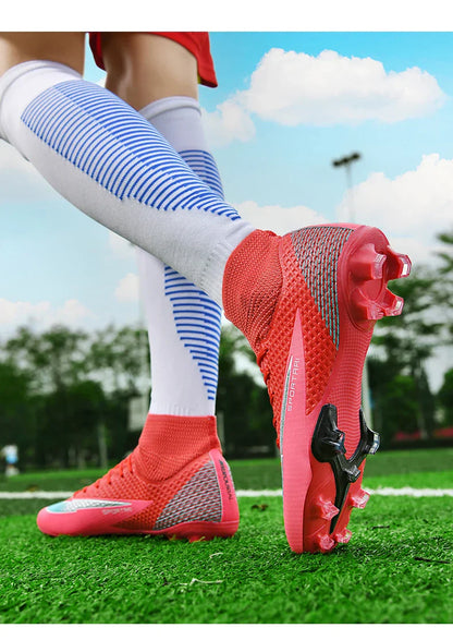Men TF Football Boots Sneakers Indoor Comfortable High Quality Training Male Soccer Shoes Non Slip Sports Football Shoes Match