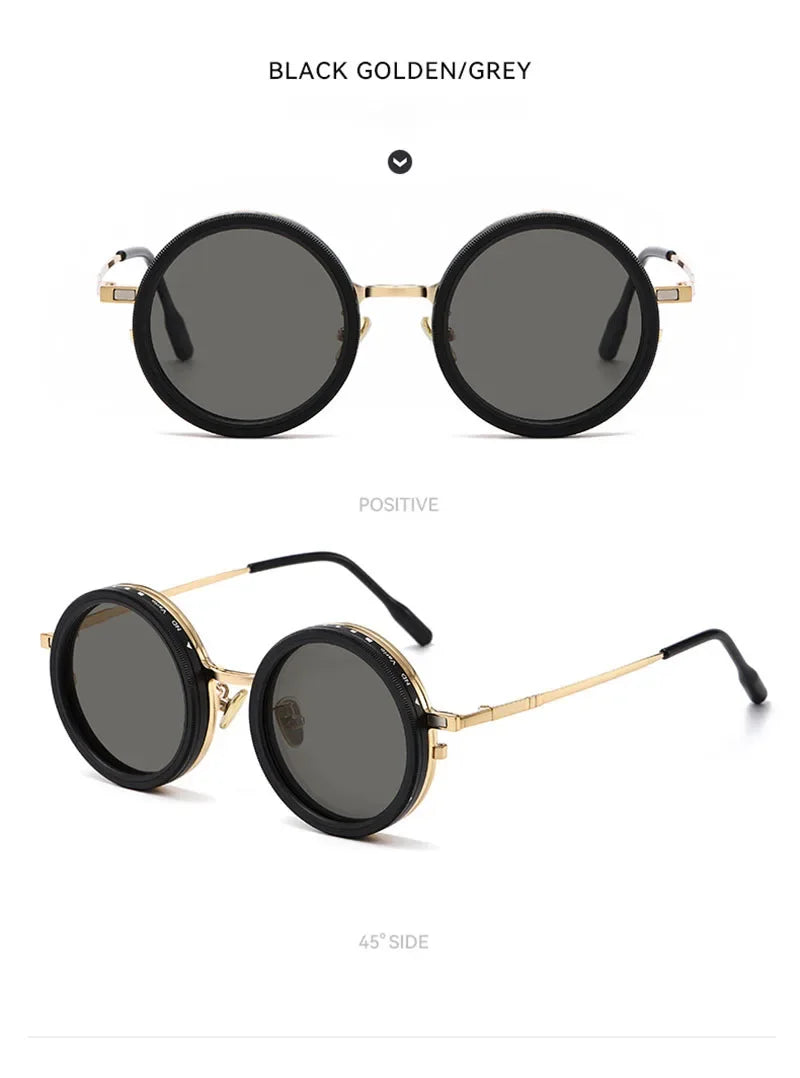 High Quality Magnetic Clip ND9 Rotating Adjustable Dimming Polarized Sunglasses Prescription Available Fishing Shades UV400