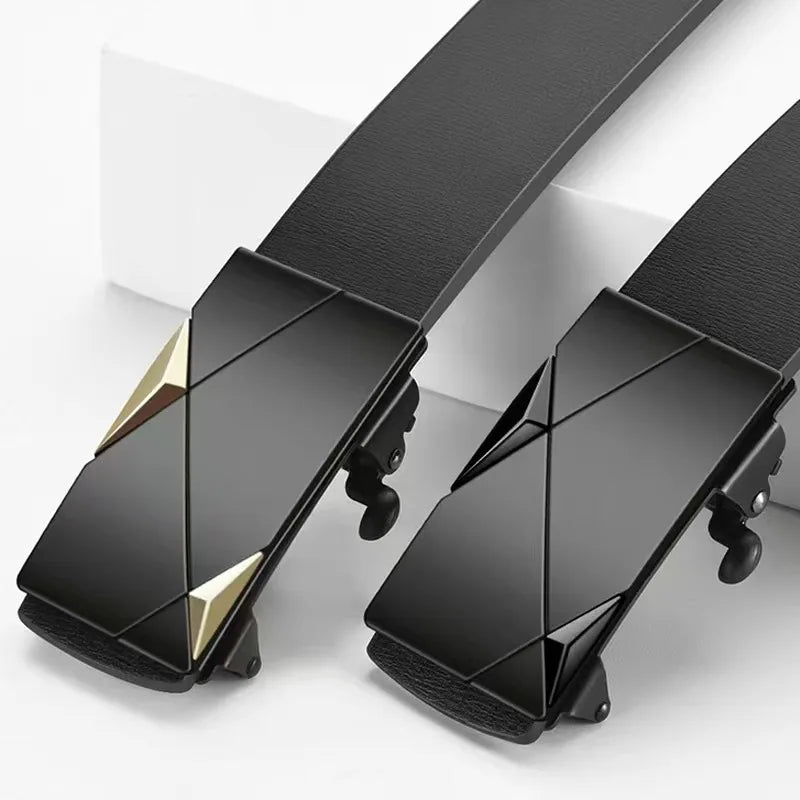 Men's waist belt, premium automatic buckle belt, men's fashionable casual belt, business belt, matched with suit