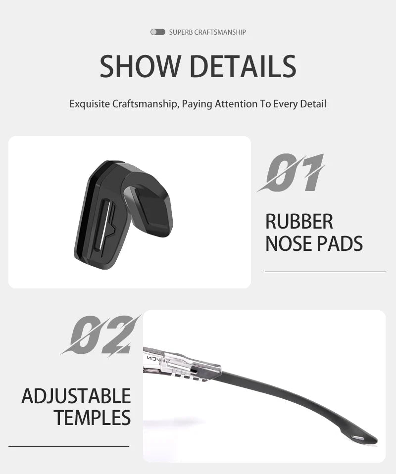 Hiking Eyewear Sunglasses Polarized Cycling Glasses for Men Sports MTB Mountain Goggles Women Bicycle Road Bike Protection