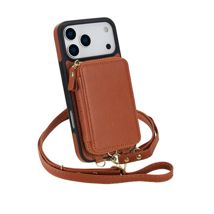 2 in 1 Detachable Crossbody Magnetic Cards Solt Wallet Leather Case For iPhone 17 Pro Max 16 Plus 15 14 13 12 Shockproof Cover