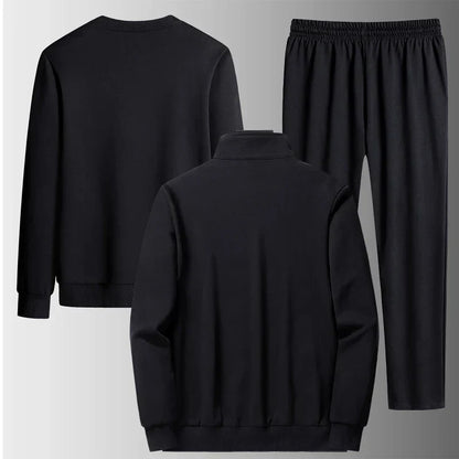 Men Tracksuits 3 Pieces Mens Hoodies and Sweatpants Set Spring and Autumn Tracksuit Unisex Jogging Suit Fashion Brand Mens 8XL