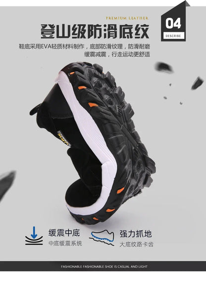 Casual Men's Sports Shoes Outdoor Walking Loafers Comfortable Shoes Fashionable and Lightweight Plus Size 38-50