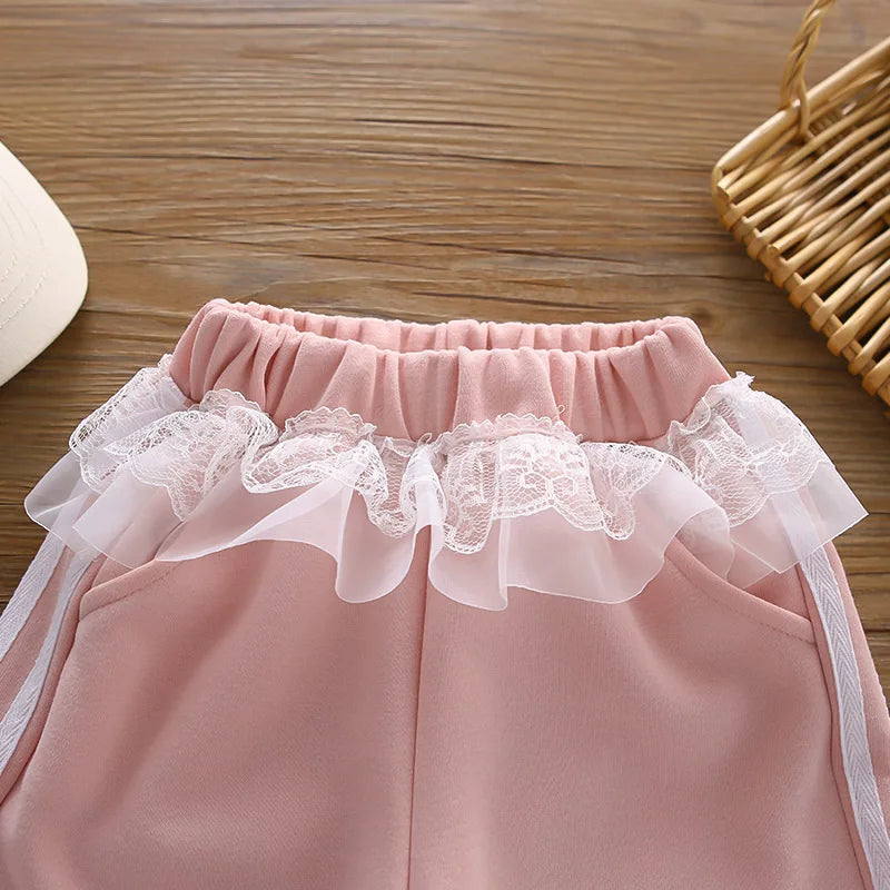 New Spring Autumn Baby Clothes Suit Children Girls Long Sleeved T-Shirt Pants 2Pcs/Sets Fashion Kids Clothing Set Infant Outfits