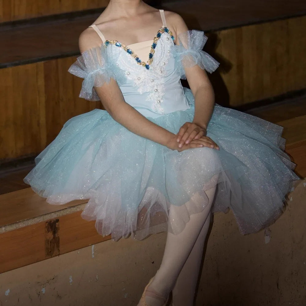 Girl Ballet Dress Tutu Outfit Vestidos Princess Dance Costumes Kids Clothes Summer Girls Dresses Ballet Leotards Children's Day