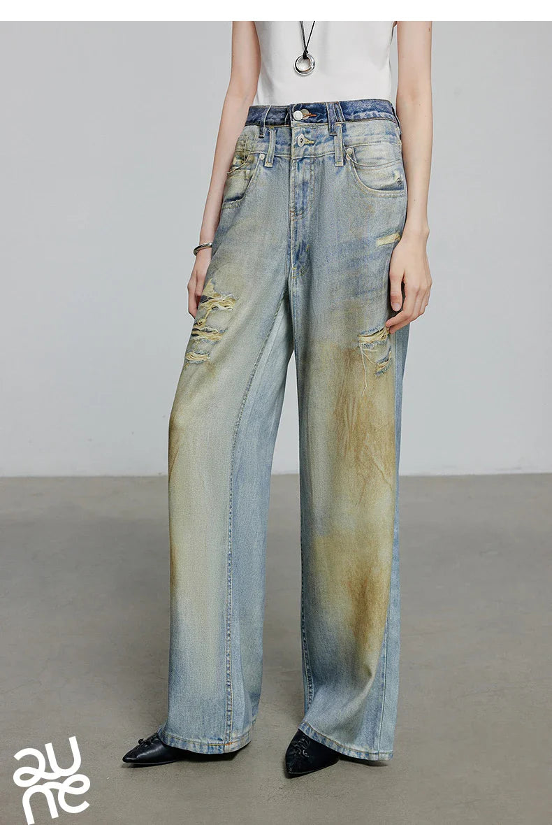 Women Denim Jean 2025 Spring New Long Pants 8518053