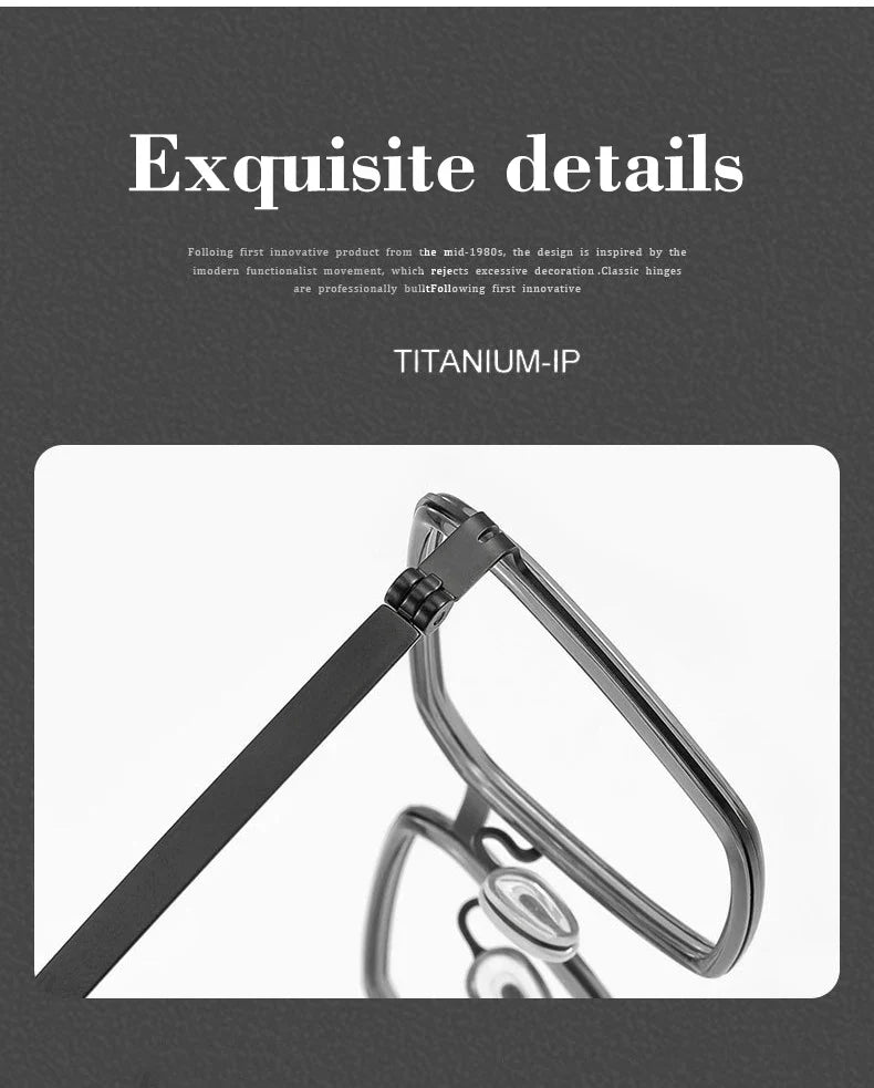 Simple Geometric Polygon Fashion Pure Titanium Vintage Design Blue Light Protection Glasses Customizable Prescription 2715