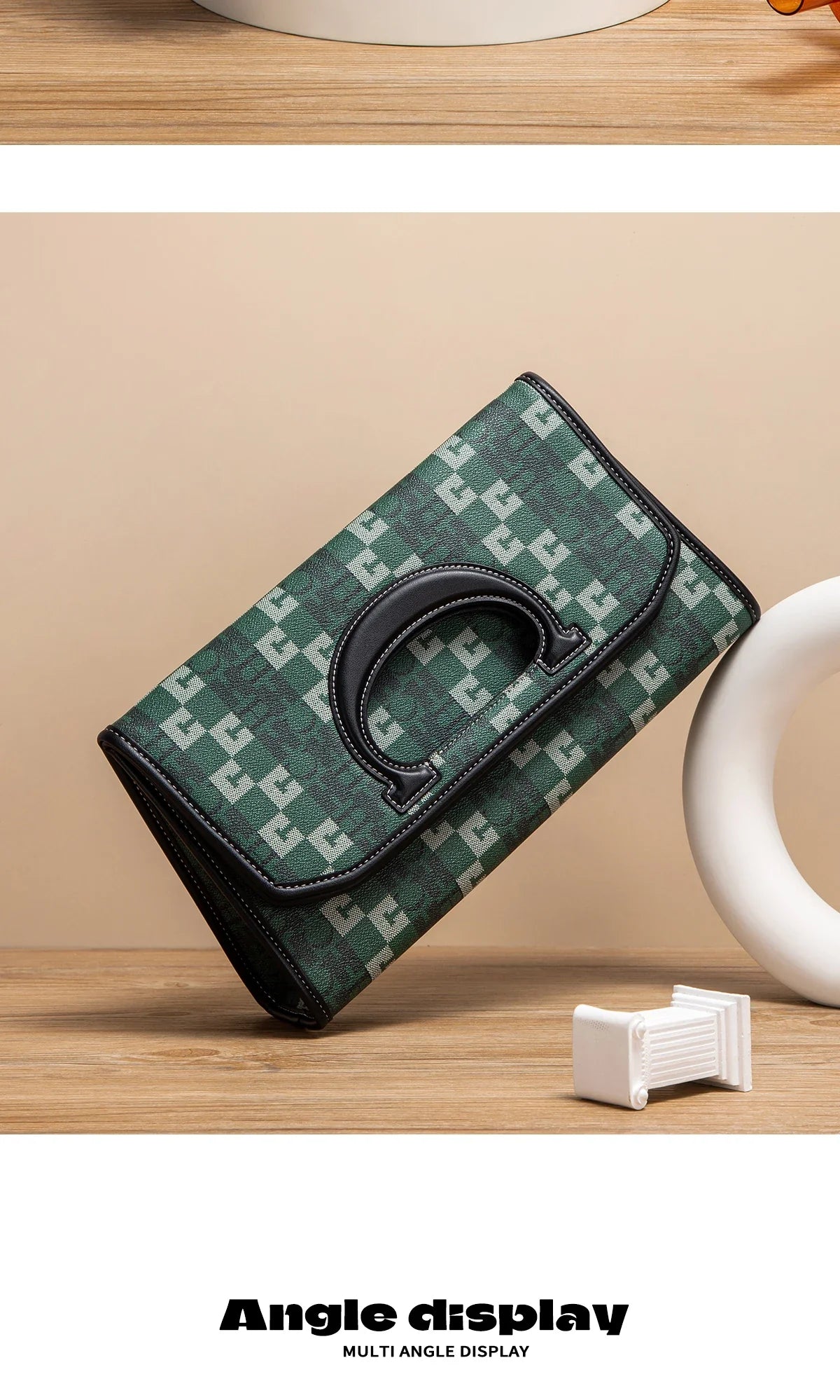 Women's Tote Bag Summer Retro Printed Design Storage Bag New Foldable Wallet Handbag