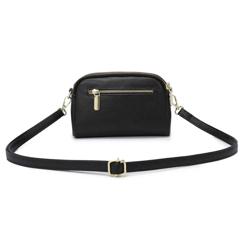 100% cowhide Womens New Korean Fashion Ladies Shoulder Bag Trend Handbags Retro Designer Luxury Female Totes Handbag for Girls