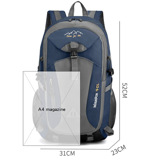 New Men Backpack Nylon Waterproof Casual Outdoor Travel Backpack Ladies Hiking Camping Mountaineering Bag Youth Sports Bags