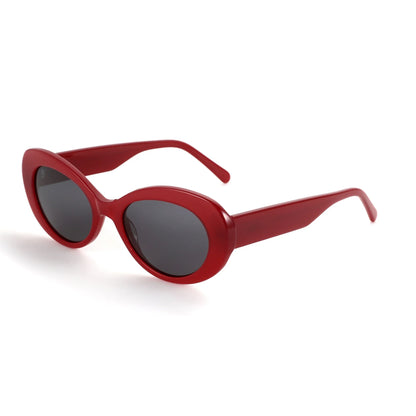 Handmade Acetate Oval Polarized Sunglasses Women Thick Frame UV400 Protection Sun Glasses for Ladies Shopping Gift