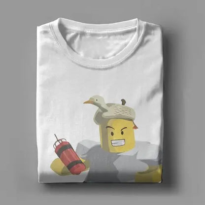 Shedletsky Blame John Forsaken Gaming T Shirts Meme 100% Cotton Tops Men Women Short Sleeve Tee Shirt Graphic Printed T-Shirts