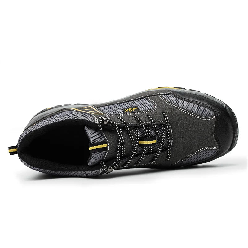 2022 Latest Summer Safety Work Shoes For Men Breathable Indestructible Steel Toe Boots Male Footwear Anti-smash Hiking Shoes