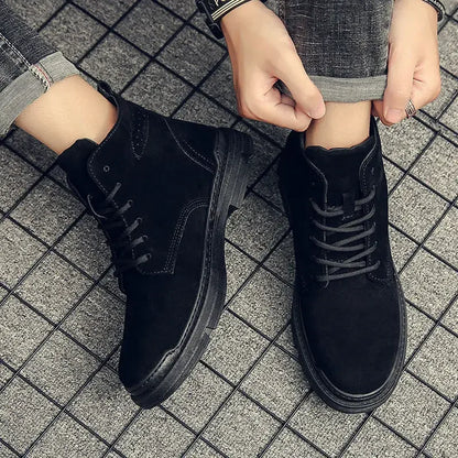 New Casual Trendy 2025 Male Shoes Comfortable Designer Original Deals Low Price Non Slip Footwear Cheap Fashion Y2k Men's Boots