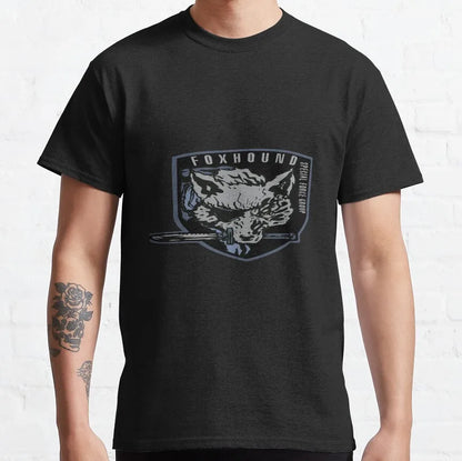 Men's Metal Gear Kojima Productions T Shirts MGS Hideo Kojima T-Shirt Death Stranding Cotton Tops Short Sleeve Tees Printed